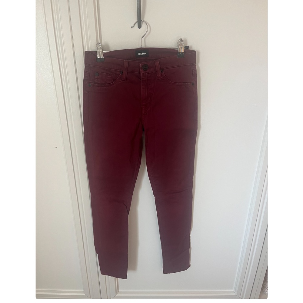Women's Burgundy Jeans